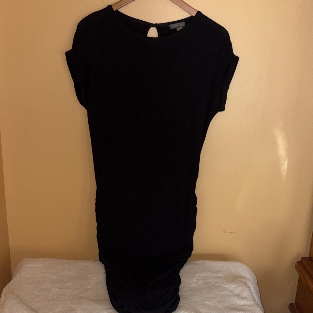 Vince Camuto Classic Black Midi Dress
